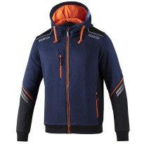 Sweatshirt de travail avec capuche Sparco Tech Hooded full zip 02414