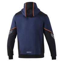 Sweatshirt de travail avec capuche Sparco Tech Hooded full zip 02414
