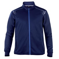 Sweatshirt full zip Sparco PHOENIX en tissu technique - Bleu