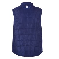 Gilet de travail Sparco PARAMOUNT avec intérieur en polaire matelassé hivernal Multipoches - bleu