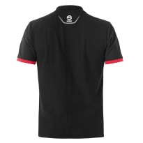 Polo de travail PORTLAND Sparco 100% coton - noir 2
