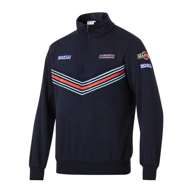 Sweatshirt de travail demi-zip Sparco Martini...