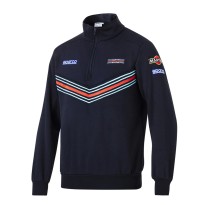 Sweatshirt de travail demi-zip Sparco Martini Racing Half Zip Sweatshirt 013037MR