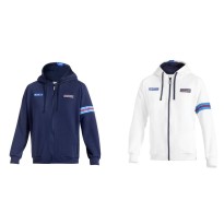 Sweat-shirt de travail à zip intégral avec capuche Sparco Martini Racing Hooded Full Zip BMF0013D0