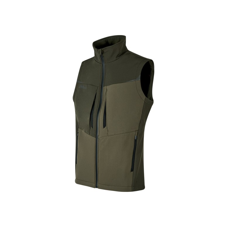 Gilet de travail multipoches Stretch Softshell...