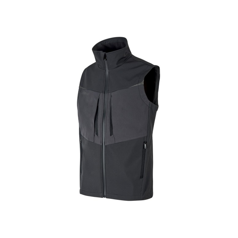 Gilet de travail multipoches Stretch Softshell...
