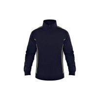 Sweatshirt de Travail Demi-Zip Fluo 2