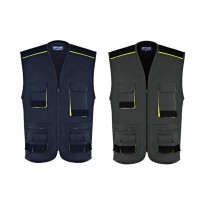 Gilet de Travail Multipoches Fluo