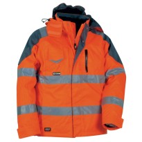 Tous Dehors - Veste de travail Haute visibilité Cofra Rescue V017-0-00 taille 52 couleur jaune