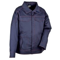 Tous dehors - Veste de travail multi-poches Cofra Hazard V207-0-02 Couleur Bleu navy Taille 46