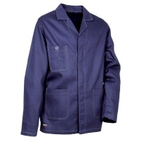 Tous Dehors - Veste de Travail Multipoches Cofra Botswana 100% Coton V350-0-01 Couleur Bleu Marine Taille 60