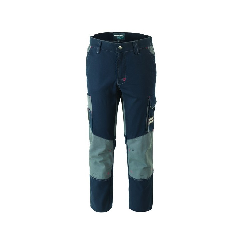 Pantalon de Travail Stretch Multipoches Rossini...