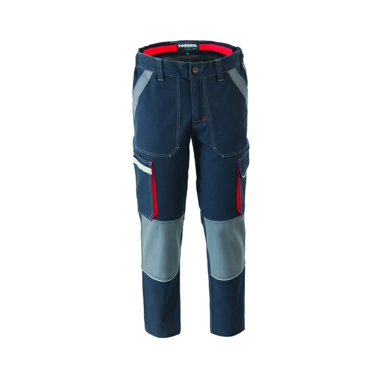 Pantalon de Travail Stretch Multipoches Rossini...