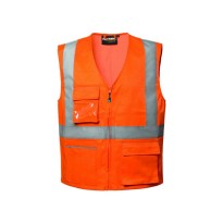 Gilet de travail Multipoches Haute Visibilité Rossini Ken Hi-Vis HH229