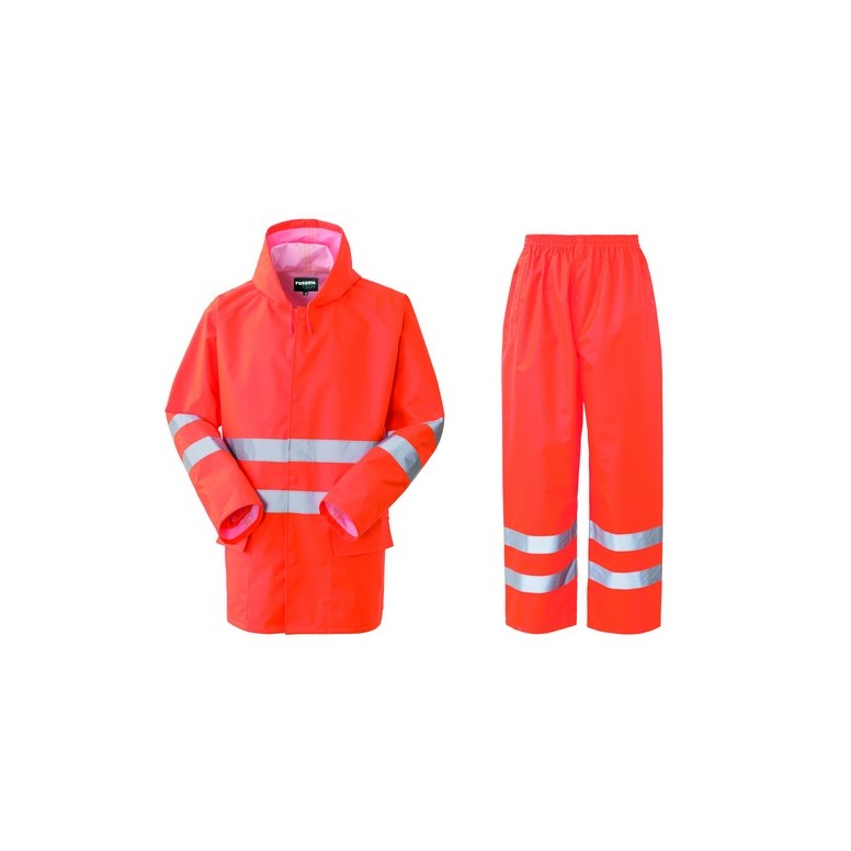 Ensemble de Travail Haute Visibilité Anti-Pluie...