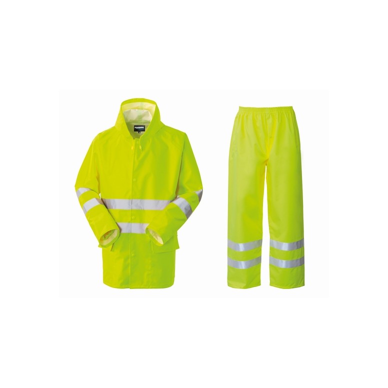 Ensemble de Travail Haute Visibilité Anti-Pluie...
