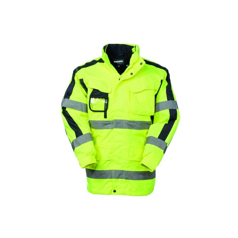 Parka de Travail Multipoches Haute Visibilité...