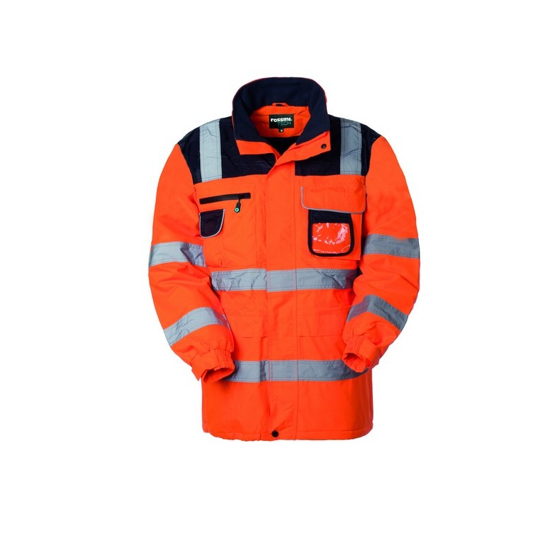Parka de Travail Multipoches Haute Visibilité...