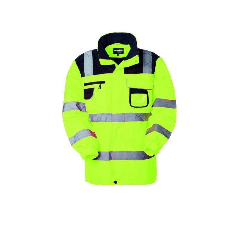 Parka de Travail Multipoches Haute Visibilité...