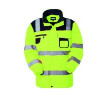 Parka de Travail Multipoches Haute Visibilité Rossini Lindos Hi-Vis HH224