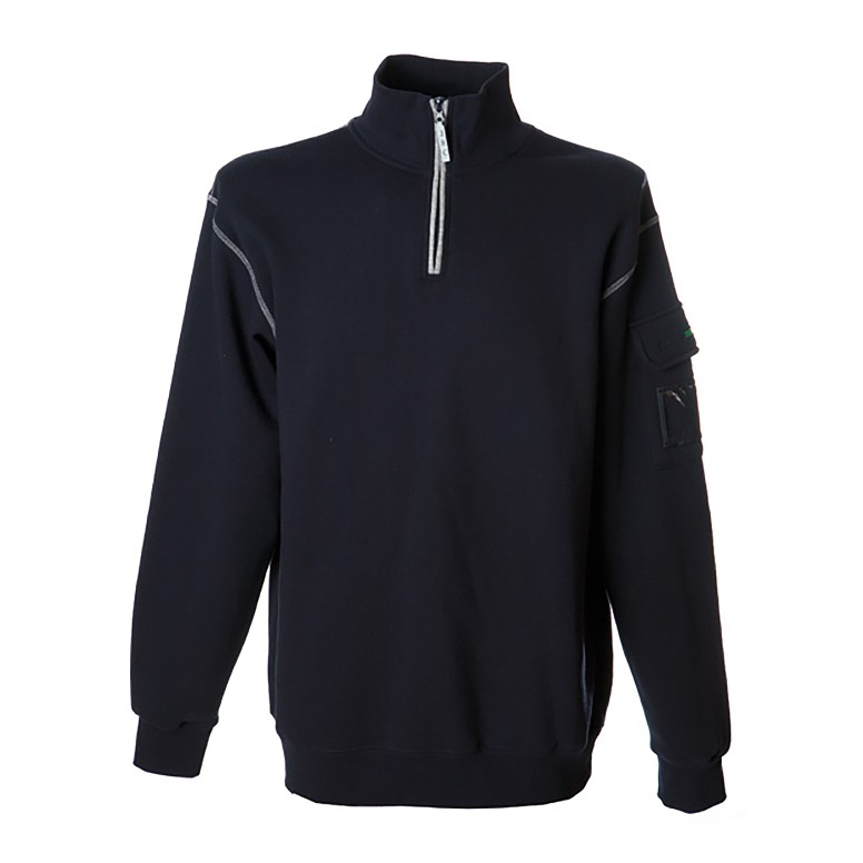 Sweat-shirt à zip court de travail JRC New...