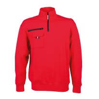 Sweat-shirt à zip court de travail Multipoches JRC Seul... 2