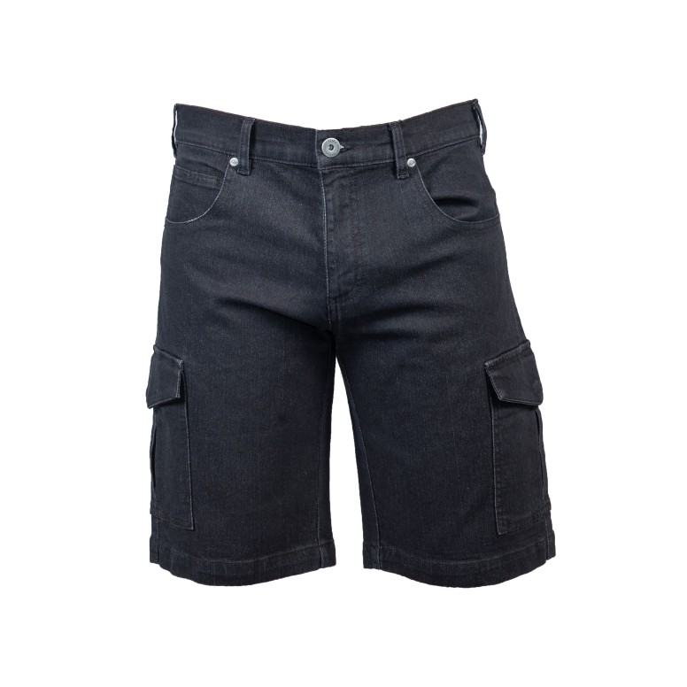 Bermuda en jeans de travail Stretch Multipoches...