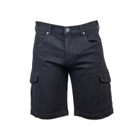 Bermuda en jeans de travail Stretch Multipoches JRC Houston 992782