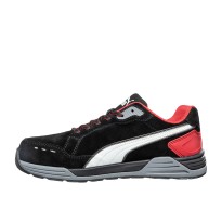 Chaussures de sécurité Puma Airtwist Black/Red Low S3 HRO ESD SRC 644630