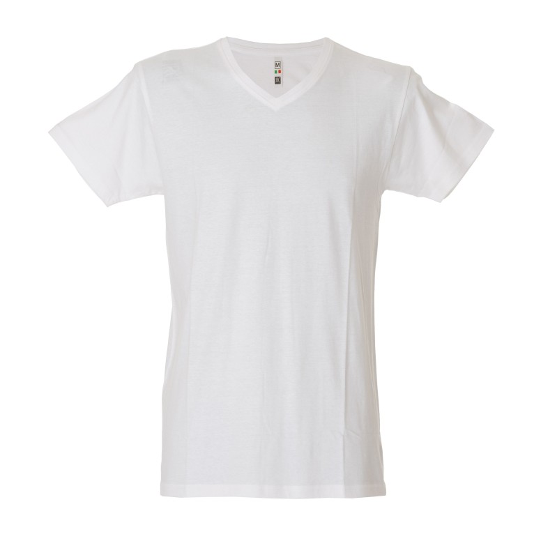 5 Pièces - T-Shirt col V de travail 100% Coton...