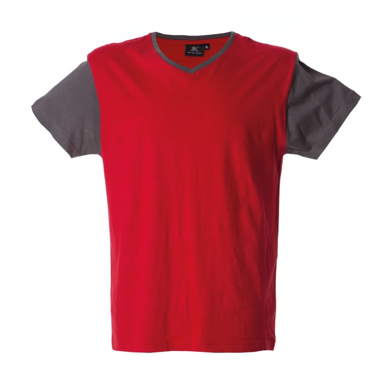 5 Pièces - T-Shirt col V de travail 100% Coton...