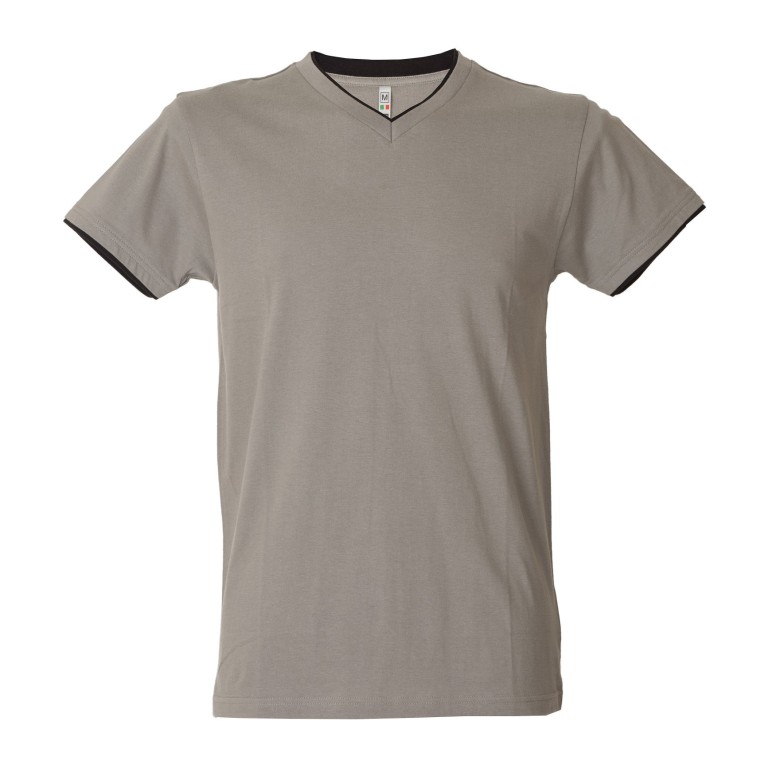 5 Pièces - T-Shirt col V de travail 100% Coton...