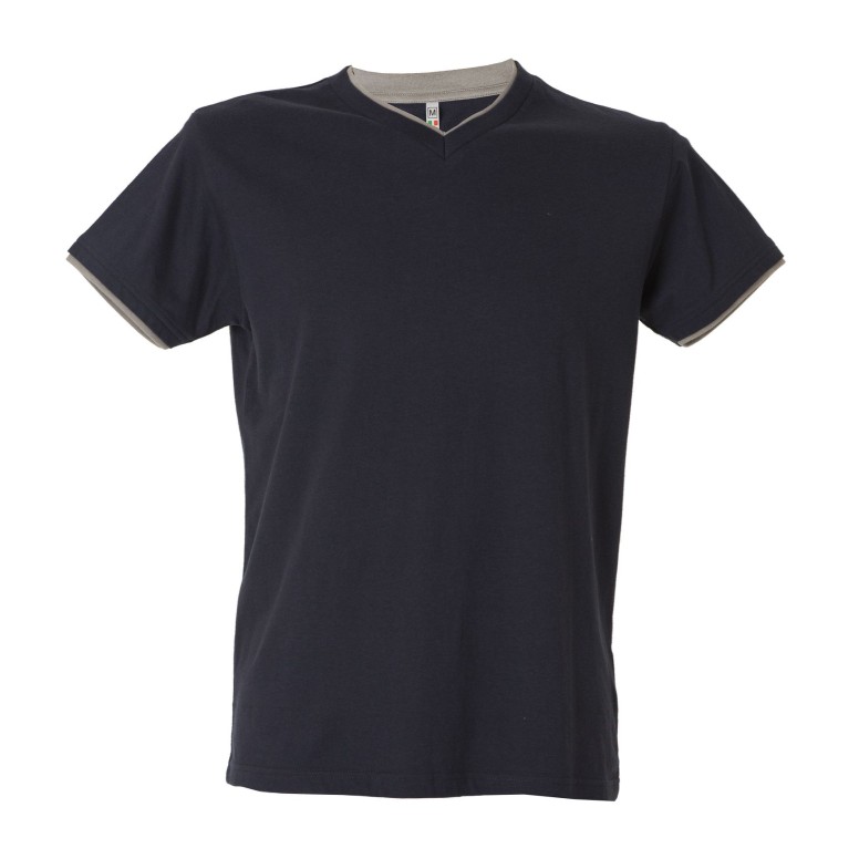 5 Pièces - T-Shirt col V de travail 100% Coton...