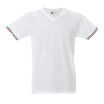 5 Pièces - T-Shirt col V de travail 100% Coton JRC New Milano 989973