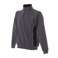 Sweat-shirt à zip court bicolore de travail Made in Italy JRC Bari 989553