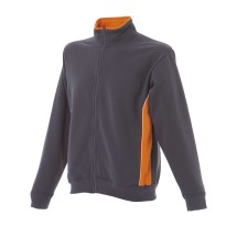 Sweat-shirt à zip long bicolore de travail Made in Italy... 2