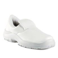 Chaussures de sécurité blanches style mocassin FTG 2550M S2 SRC