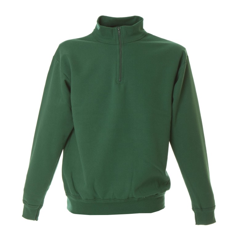 Sweat-shirt à zip court de travail Made in...