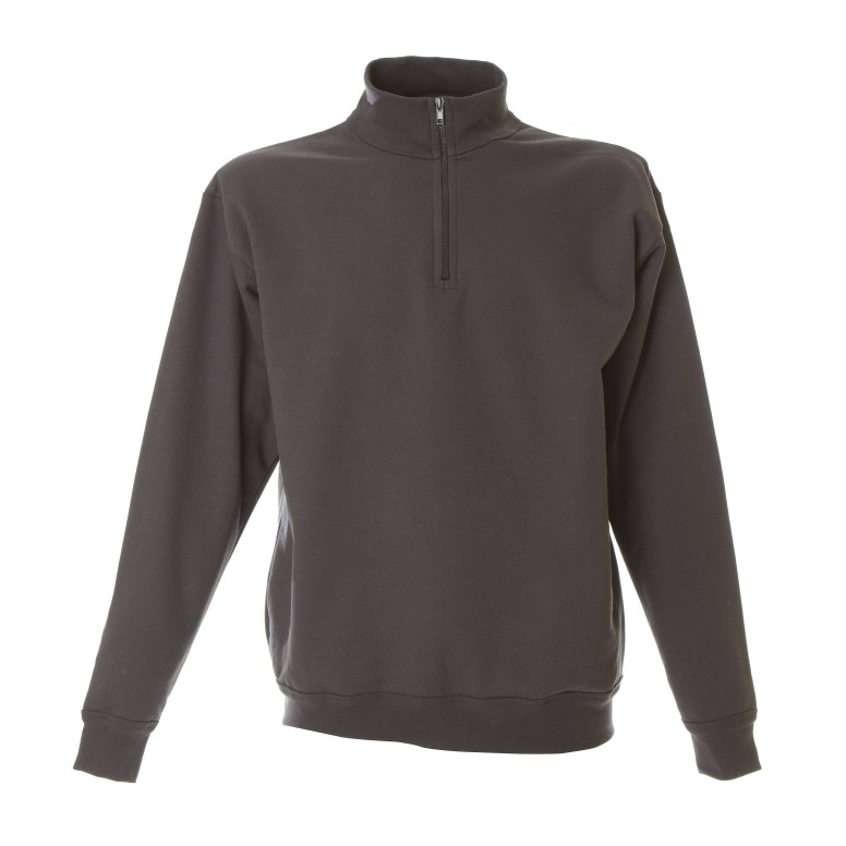 Sweat-shirt à zip court de travail Made in...