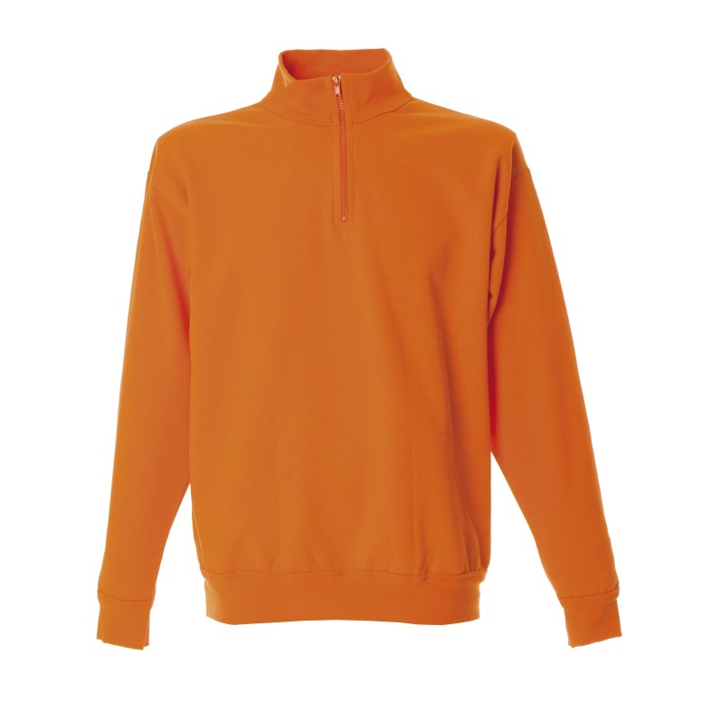 Sweat-shirt à zip court de travail Made in...