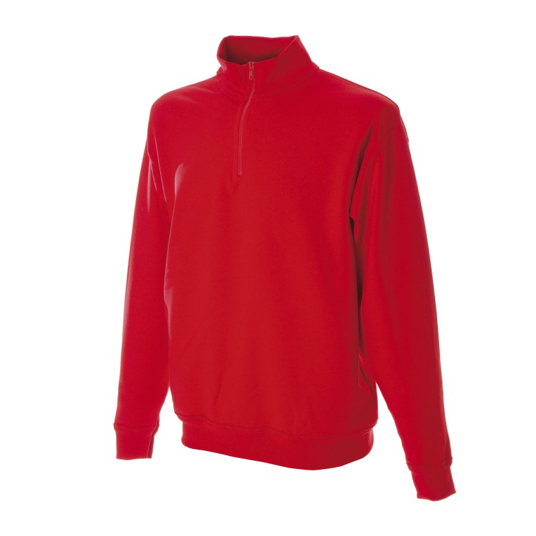 Sweat-shirt à zip court de travail Made in...