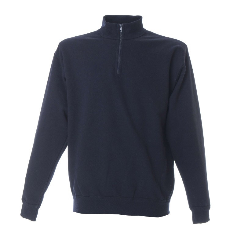 Sweat-shirt à zip court de travail Made in...