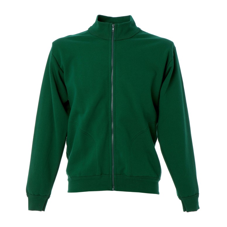Sweat-shirt à zip long de travail Made in Italy...