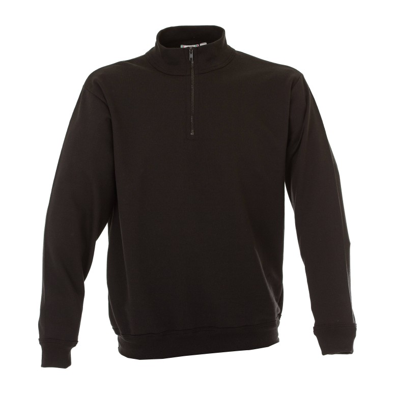 Sweat-shirt à zip court de travail Made in...