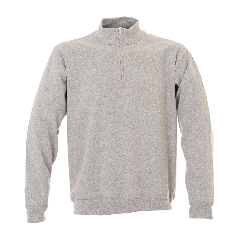Sweat-shirt à zip court de travail Made in...