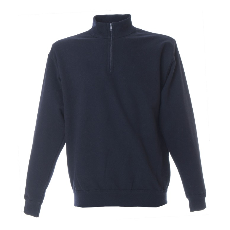 Sweat-shirt à zip court de travail Made in...