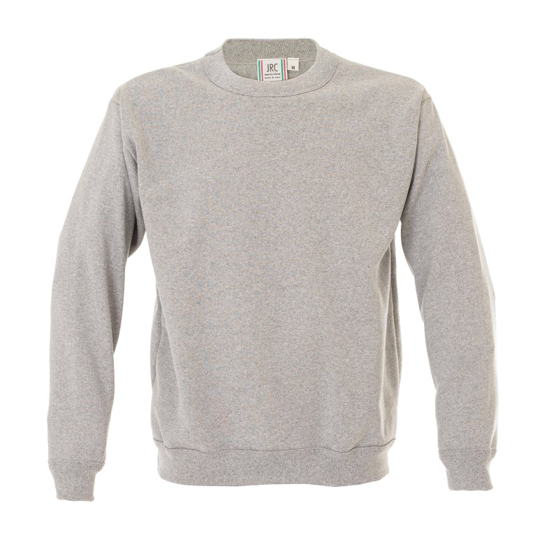 Sweat-shirt col rond de travail Made in Italy...