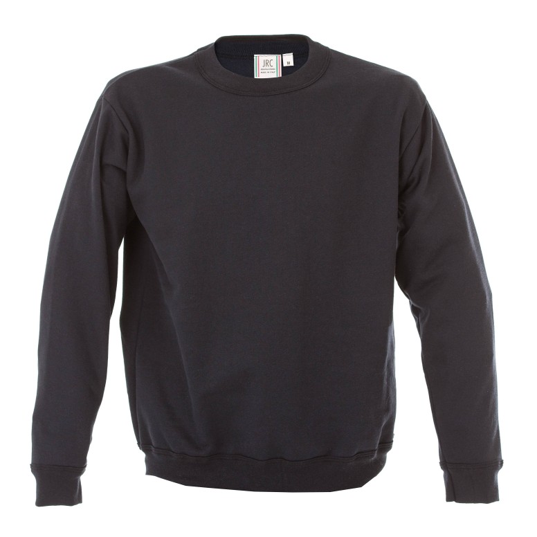 Sweat-shirt col rond de travail Made in Italy...