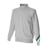 Sweat-shirt à zip court de travail 100% Coton Made in... 2