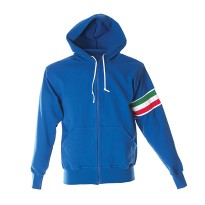 Sweat-shirt à zip long avec capuche de travail 100% Coton Made in Italy JRC Verona 988273